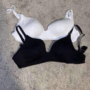 White & Black Maternity Bras